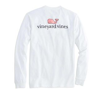 Long-Sleeve Vineyard Vines Graphic Pocket T-Shirt